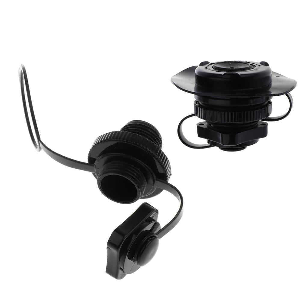 2 Pieces Kayak Air Valve Adapter & Pedestal Base for Inflatable Boat Canoe