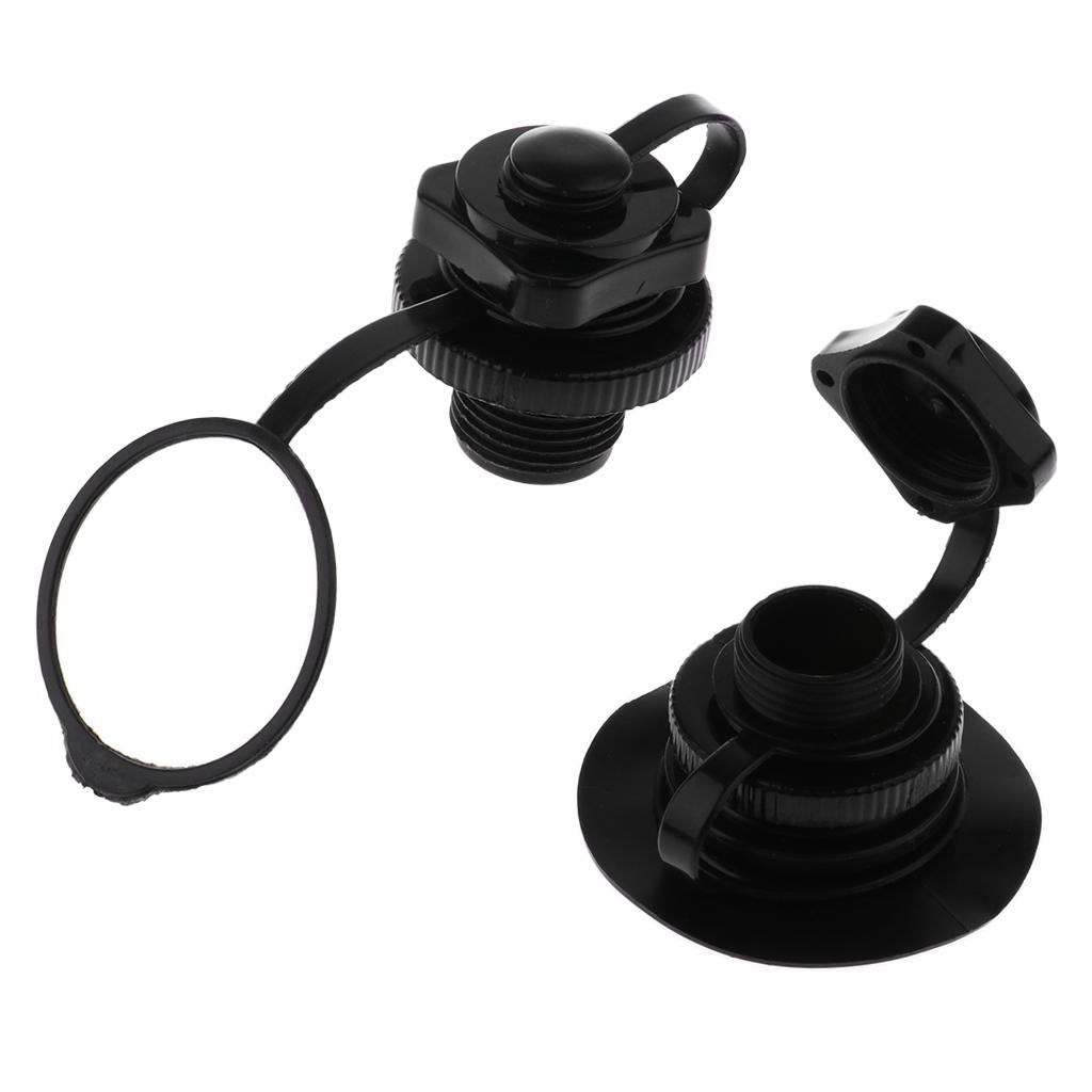 2 Pieces Kayak Air Valve Adapter & Pedestal Base for Inflatable Boat Canoe
