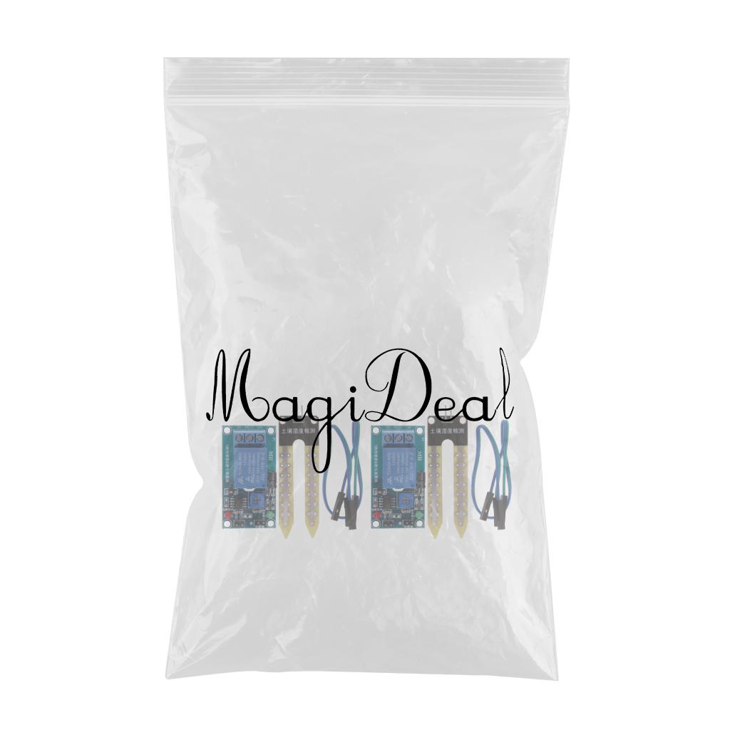 2Set Soil Hygrometer Humidity Detection Module Moisture Sensor for