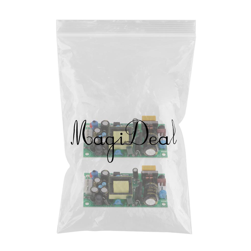 2x AC-DC 85-265V to 12/5V Dual Output Isolated Power Supply Module