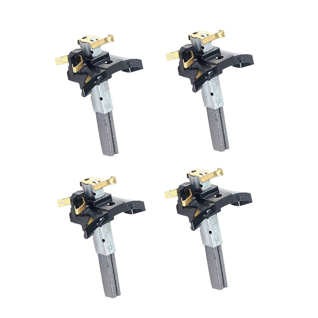 4pcs Vacuum Cleaner Parts Electric Motor Carbon Brush Replacement Accessory