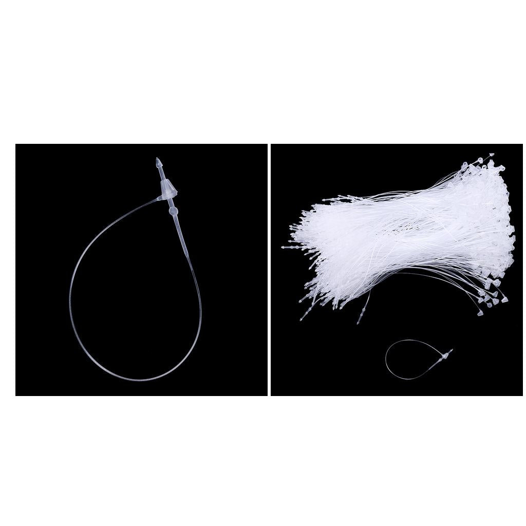 2000 Pieces Plastic Hang Tag Fastener Snap Lock Hand Use Tagging Supplies