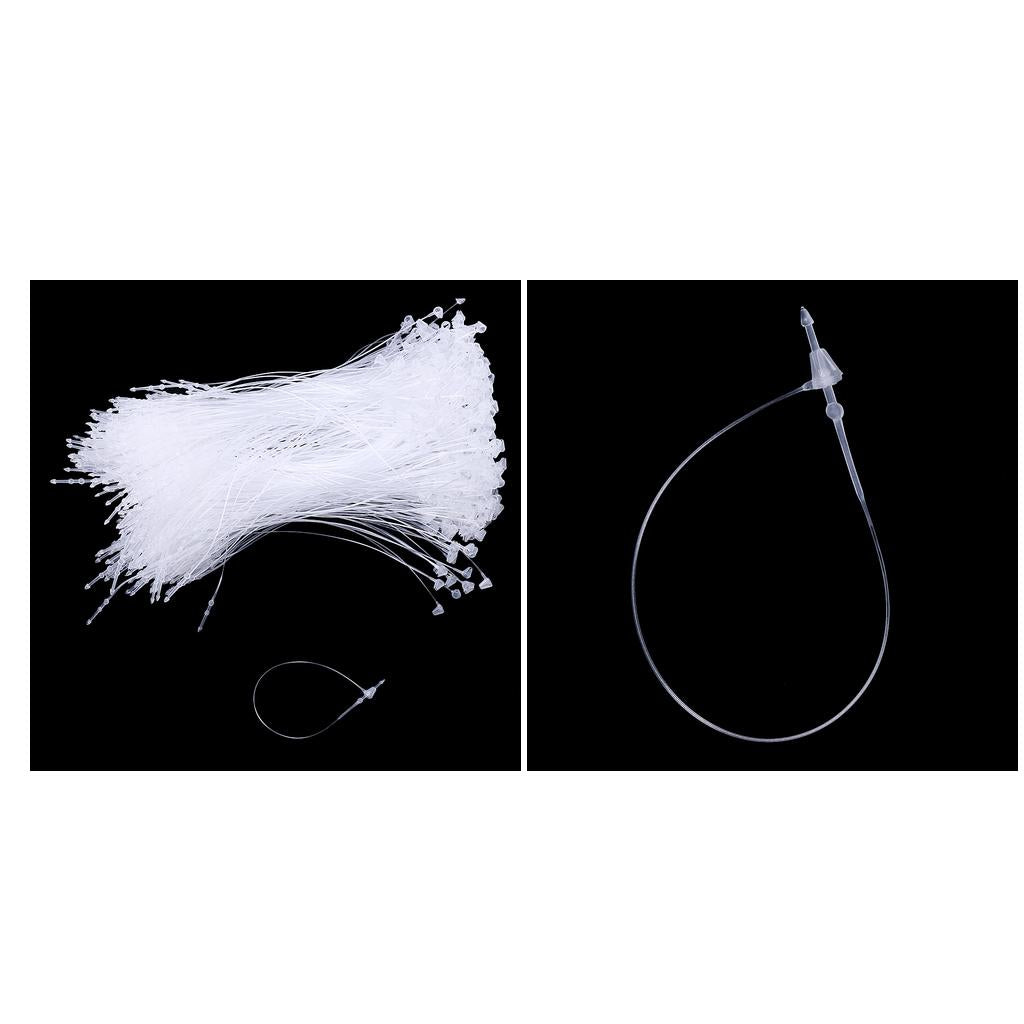 2000 Pieces Plastic Hang Tag Fastener Snap Lock Hand Use Tagging Supplies