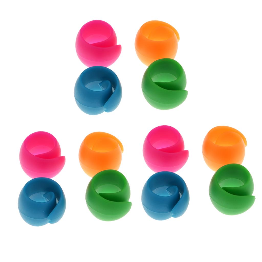 12pcs Mixed Silicone Thread Spool Huggers Sewing Machine Accessories