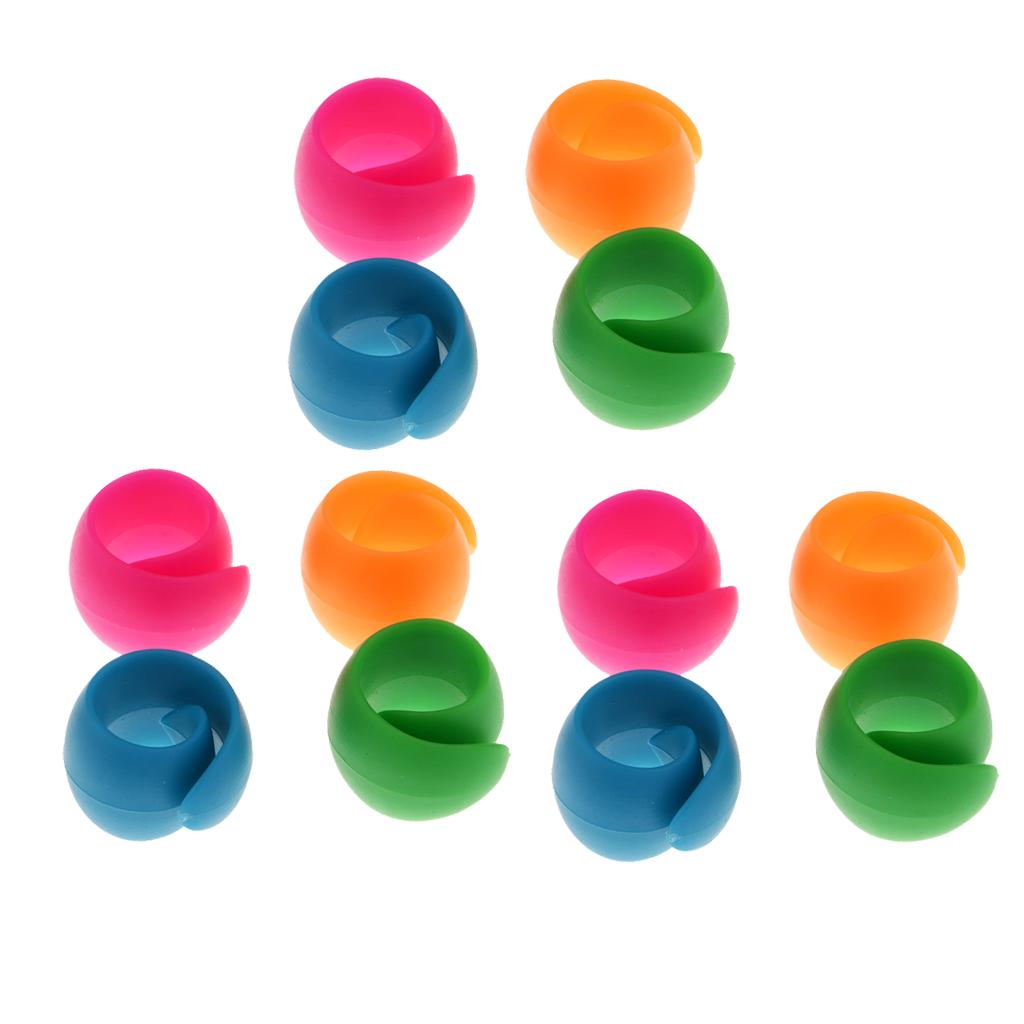 12pcs Mixed Silicone Thread Spool Huggers Sewing Machine Accessories