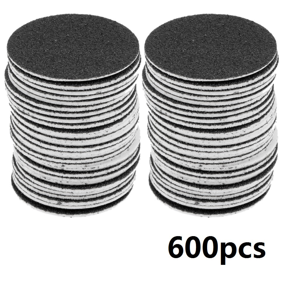 600pcs Replacement Sandpaper Discs Pad for Electric Foot File Callus Removal