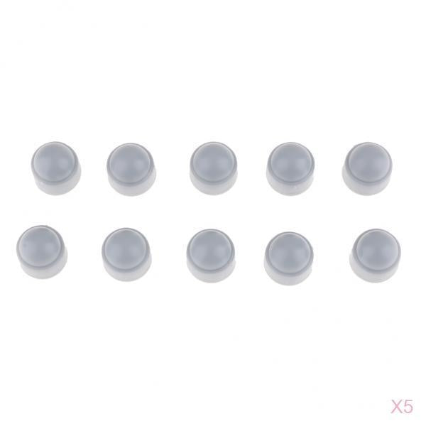 50Pcs M6 Hex Hexagon Dome Bolt Screw Nut Protection Caps Cover M6-10 x 13mm