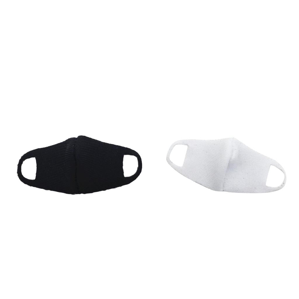 1/6 Woman 12'' Action Figure Mouth Face Mask Anti-Dust for CY CG White Black