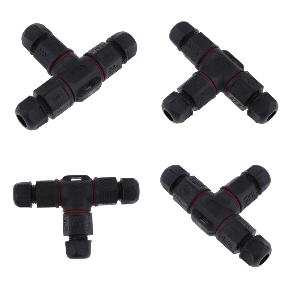 5pcs IP68 Waterproof Panel Cable Connector Multipole Plug Socket L20 2 Pins