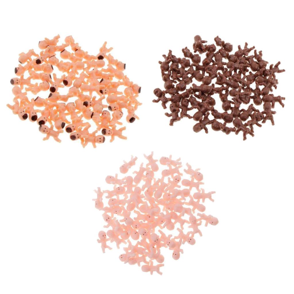 150pcs Mini Newborn Baby Doll Toy Baby Shower Decor Party Bag Filler