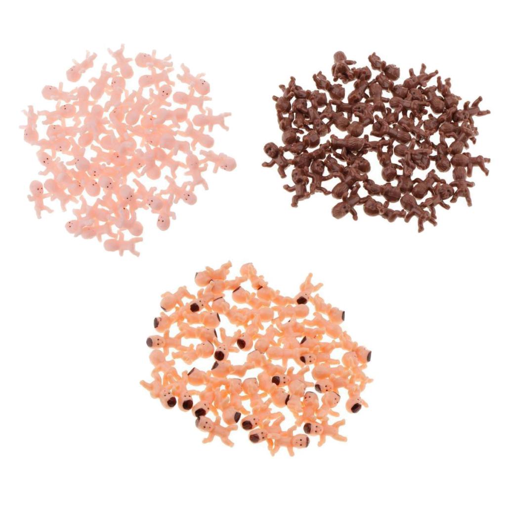 150pcs Mini Newborn Baby Doll Toy Baby Shower Decor Party Bag Filler