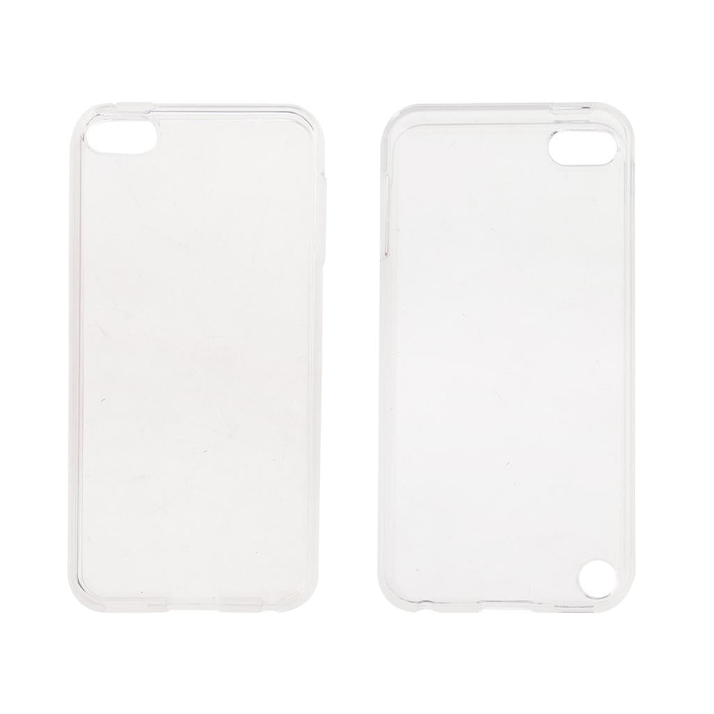 2 Pieces Transparent Clear Soft Case for iPod Touch 6th + 5th Generation