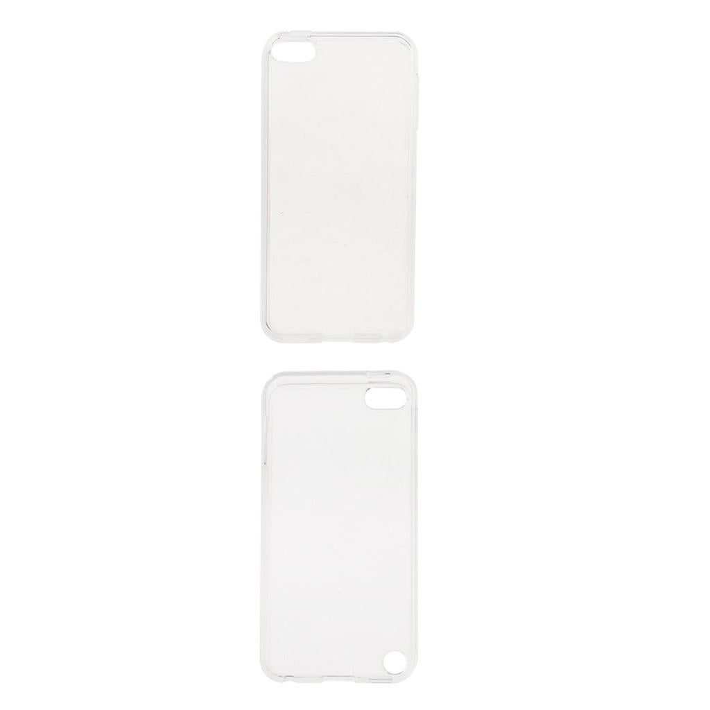 2 Pieces Transparent Clear Soft Case for iPod Touch 6th + 5th Generation