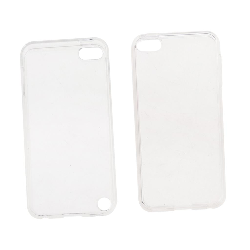 2 Pieces Transparent Clear Soft Case for iPod Touch 6th + 5th Generation