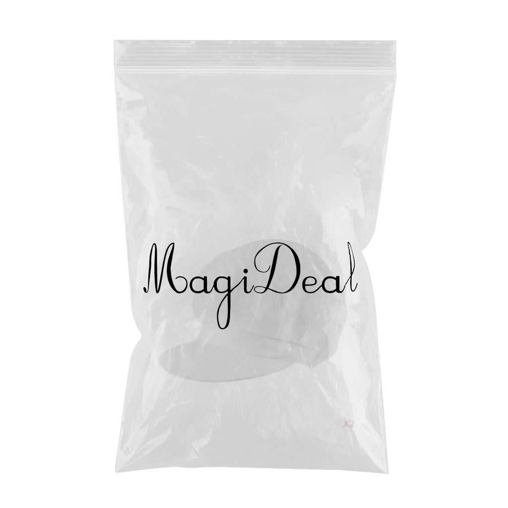 2Pcs Adjustable High Elastic Cook Chef Cap Unisex White Dustproof Cook Hat