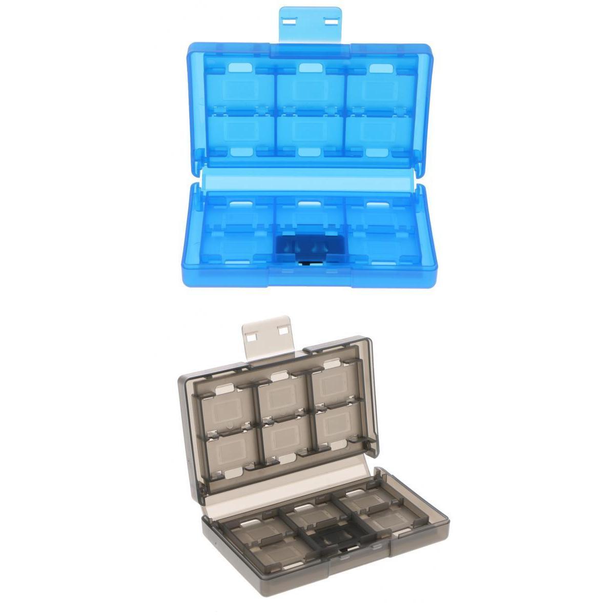 2Pack 24 Slot Game Card Cartridge Detachable Case Holder For Nintendo Switch