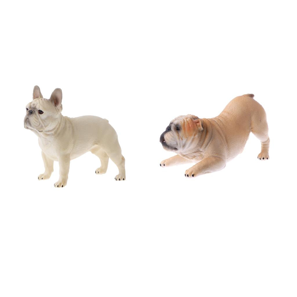 2x Realistic Animal Model Figures Kids Educational Toy Gift