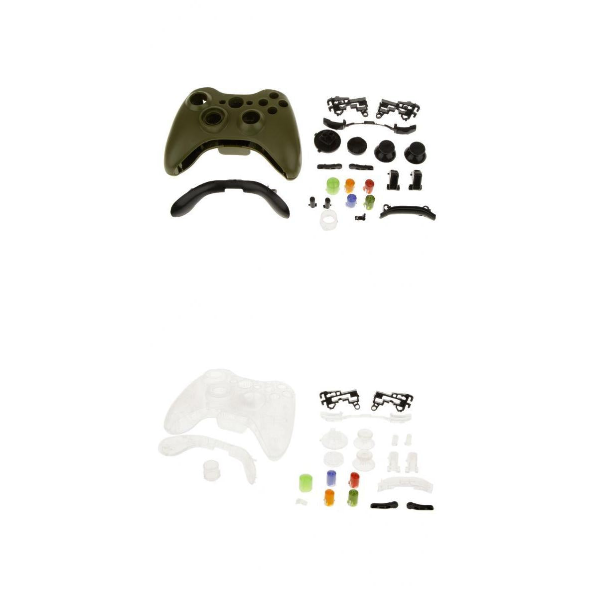 2 Sets Full Housing Button Case Mod Kit Replacement for 360 Controller