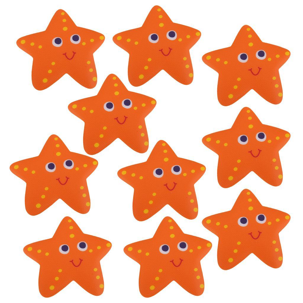 40x Non Slip Bathtub Appliques Starfish Decal Tread Anti-Skid Shower Sticker
