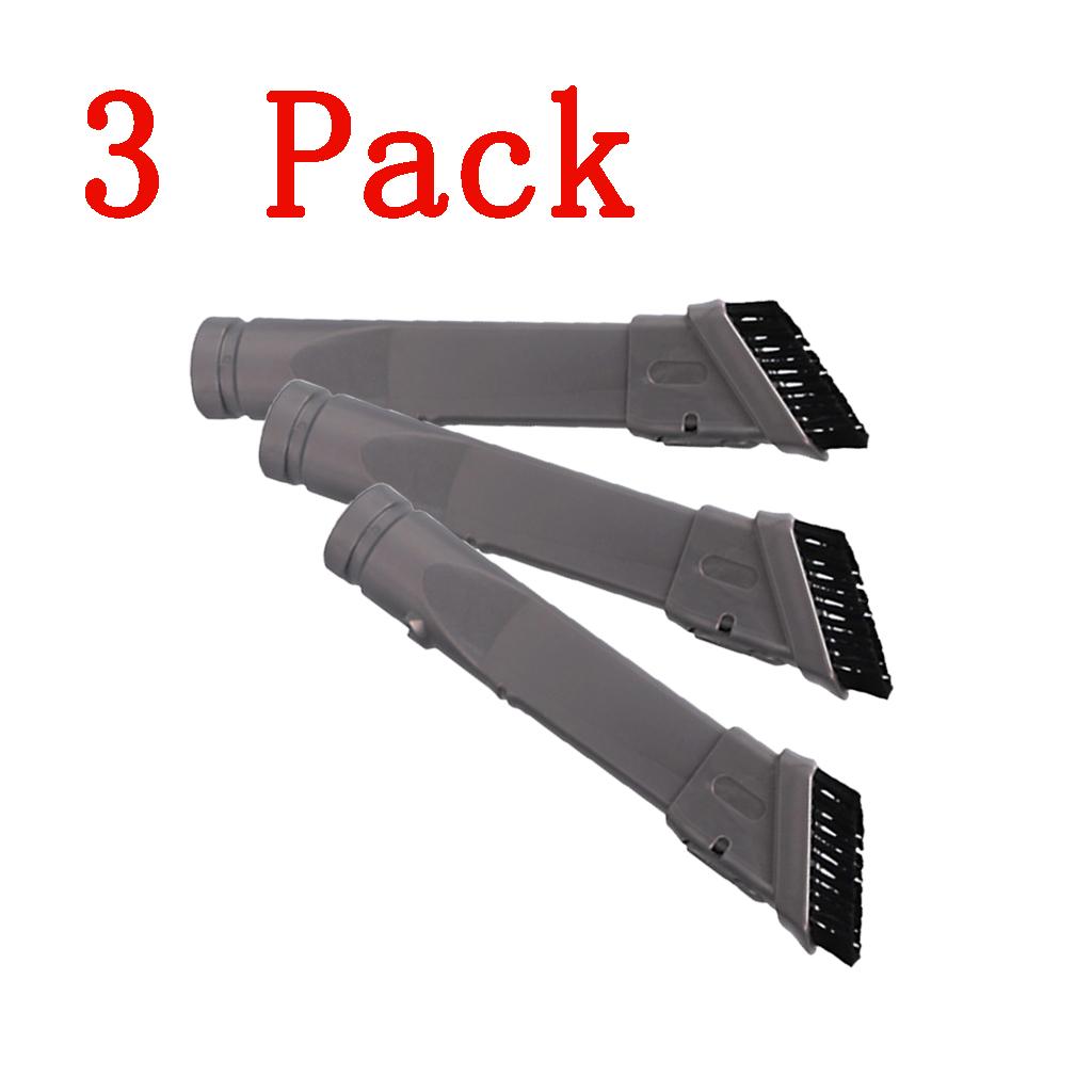 3pcs 2-in-1 Switchable Vacuum Cleaner Nozzle Brush Dust Brush for Dyson