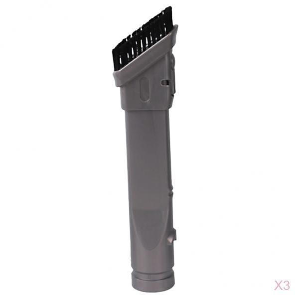 3pcs 2-in-1 Switchable Vacuum Cleaner Nozzle Brush Dust Brush for Dyson