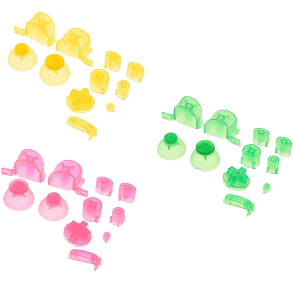 3 Set ABXYZ Button+Thumbsticks D-pad Mod Kit for Nintendo NGC Console #1