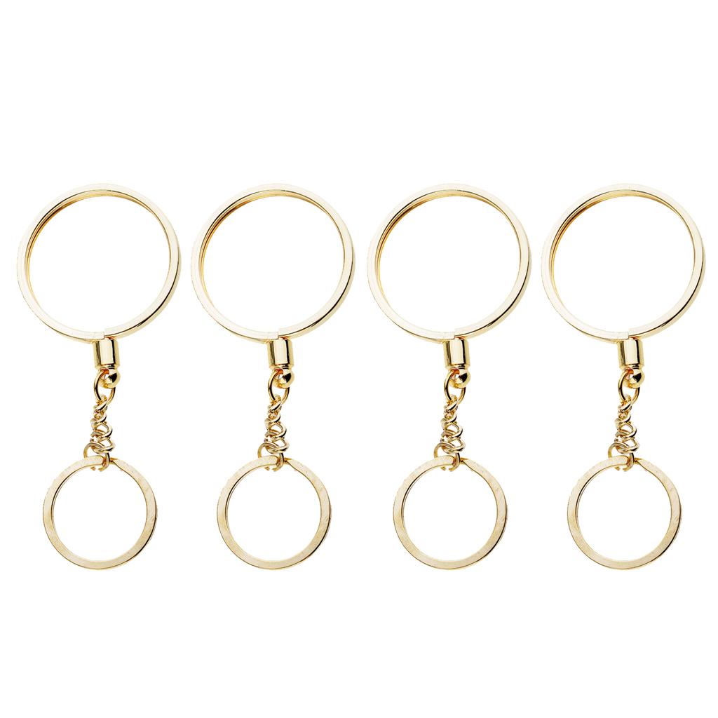 4pcs Coin keyring Pendant Keychain Commemorative Coin Keyring Gift 40mm