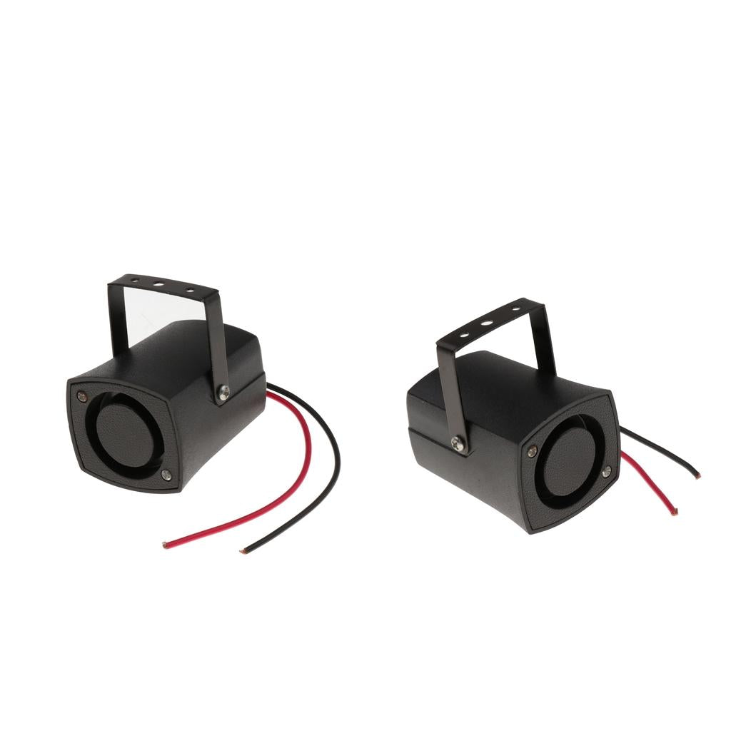 2Pcs 12V Car Reversing Alarm Horn Speaker Beeper Buzzer Warning Waterproof