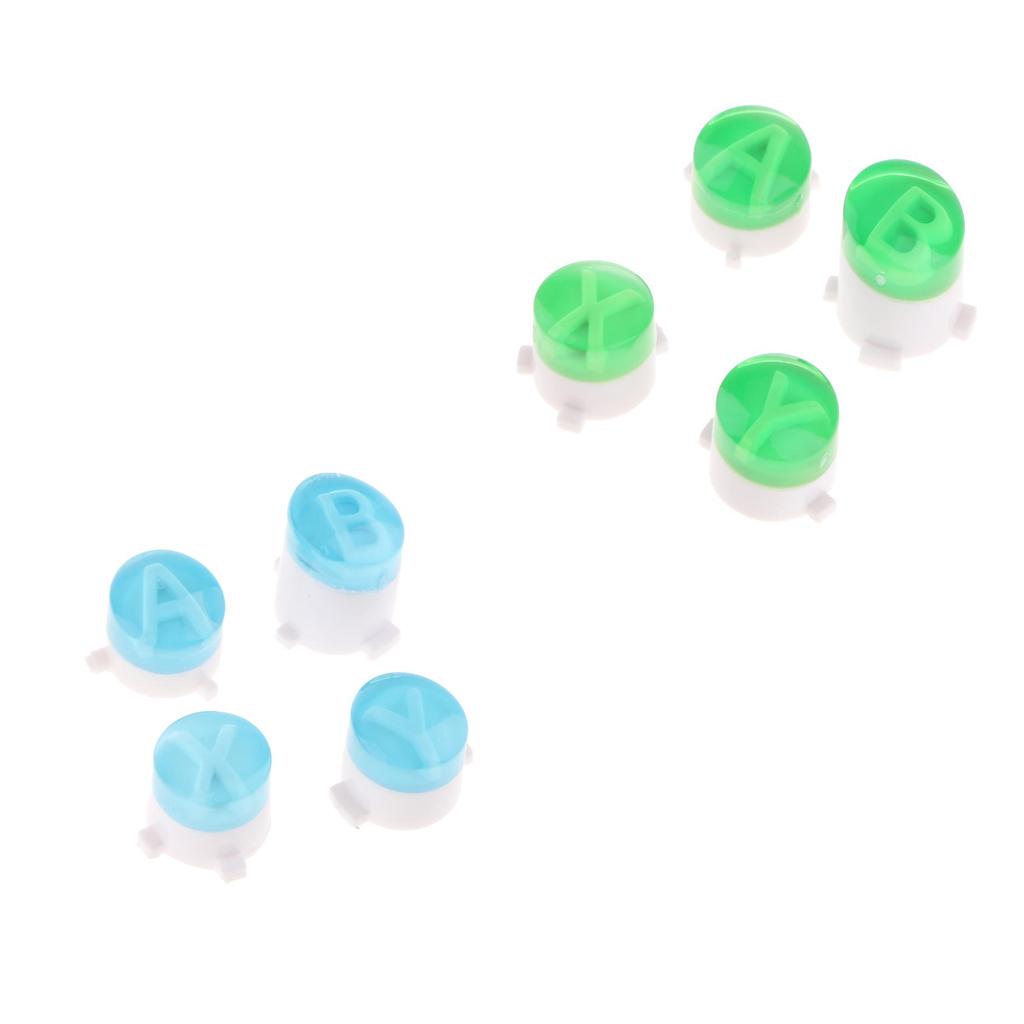 2 Set Aluminum Alloy ABXY Bullet Buttons Replacement for One Controller