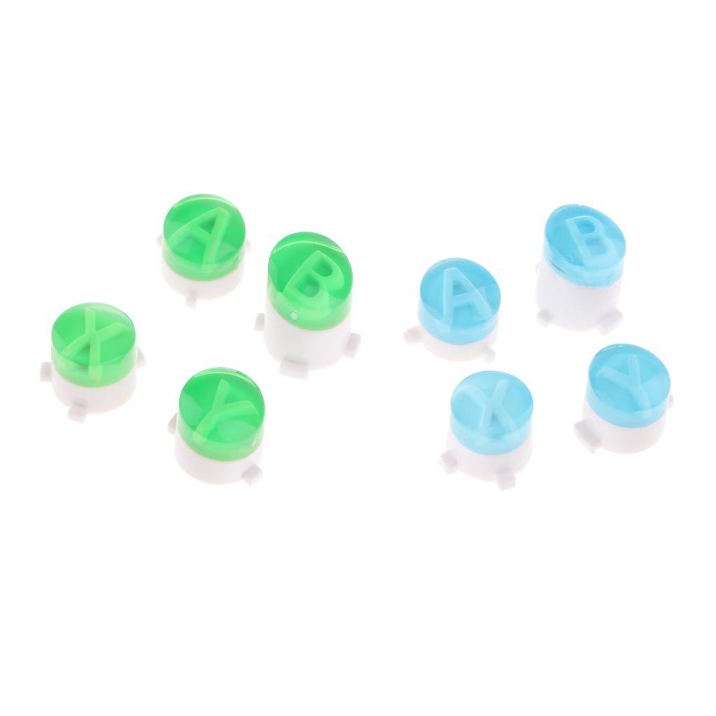 2 Set Aluminum Alloy ABXY Bullet Buttons Replacement for One Controller