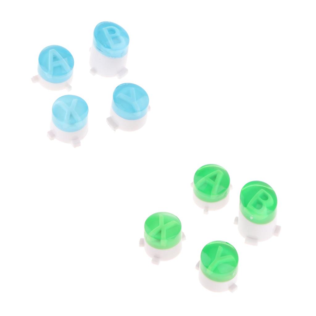 2 Set Aluminum Alloy ABXY Bullet Buttons Replacement for One Controller