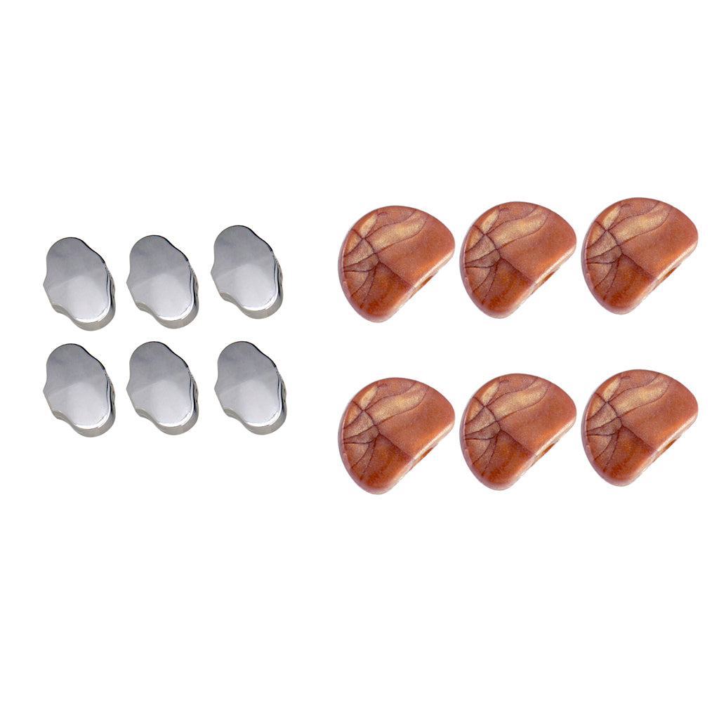 12 Pieces Tuning Pegs Machine Heads Knobs Handle for Guitar Parts