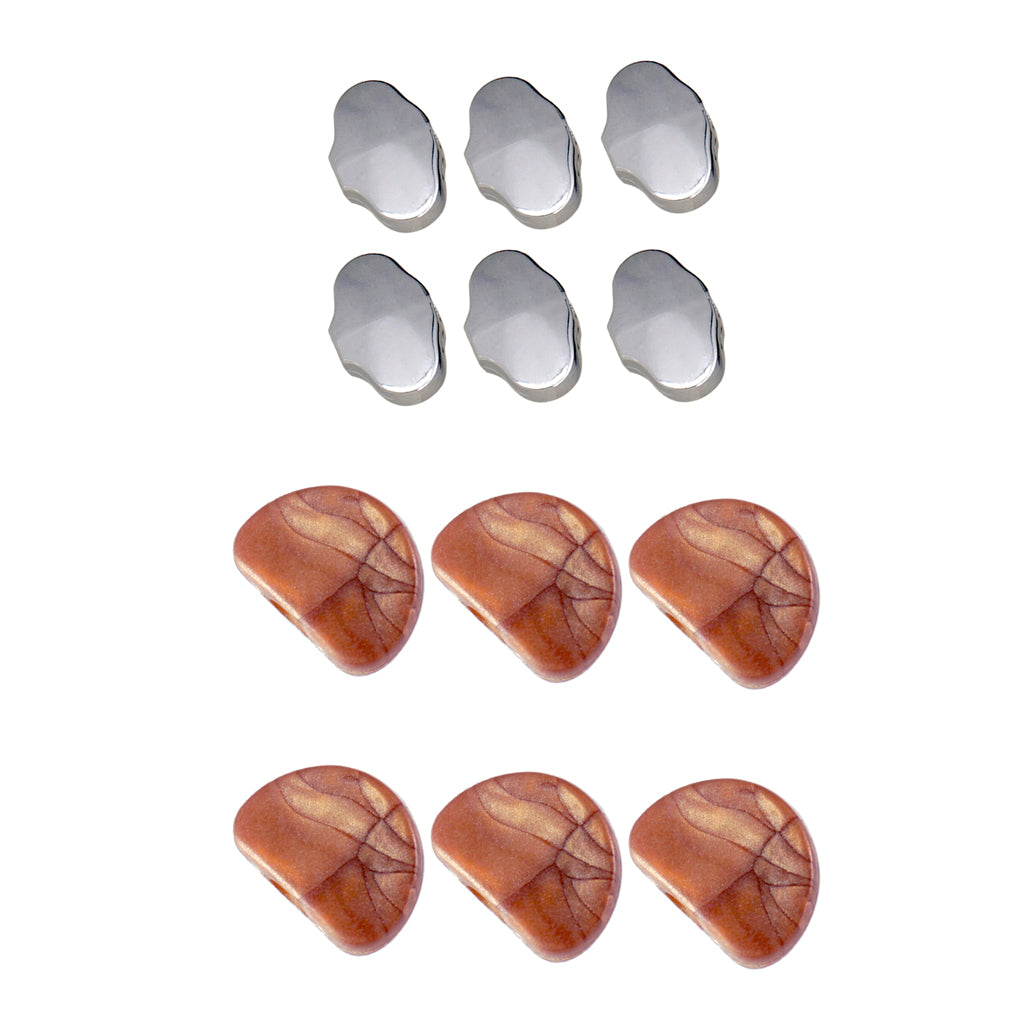 12 Pieces Tuning Pegs Machine Heads Knobs Handle for Guitar Parts