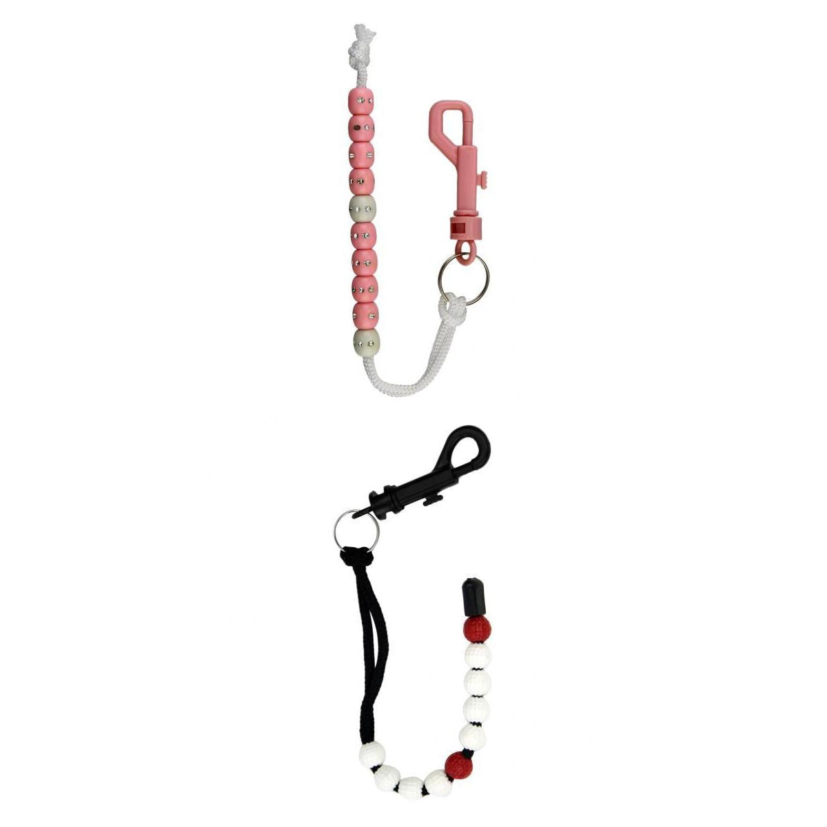 2pcs Golf Stroke Bead Score Counter Golf Accessories Training Aids