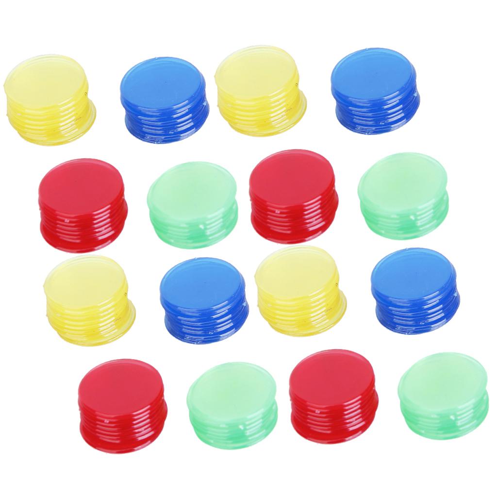 400 Pieces Casino Poker Chips 19mm Bingo Chips Tokens Casino for Card Games