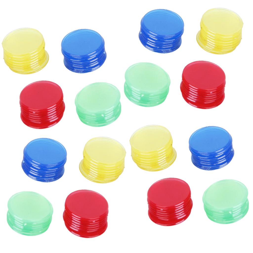 400 Pieces Casino Poker Chips 19mm Bingo Chips Tokens Casino for Card Games