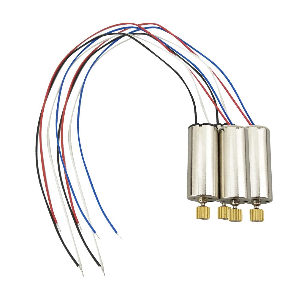 4 Pieces CW CCW Copper Teeth Motor for Hubsan H502E H502S H50 X4 Drone