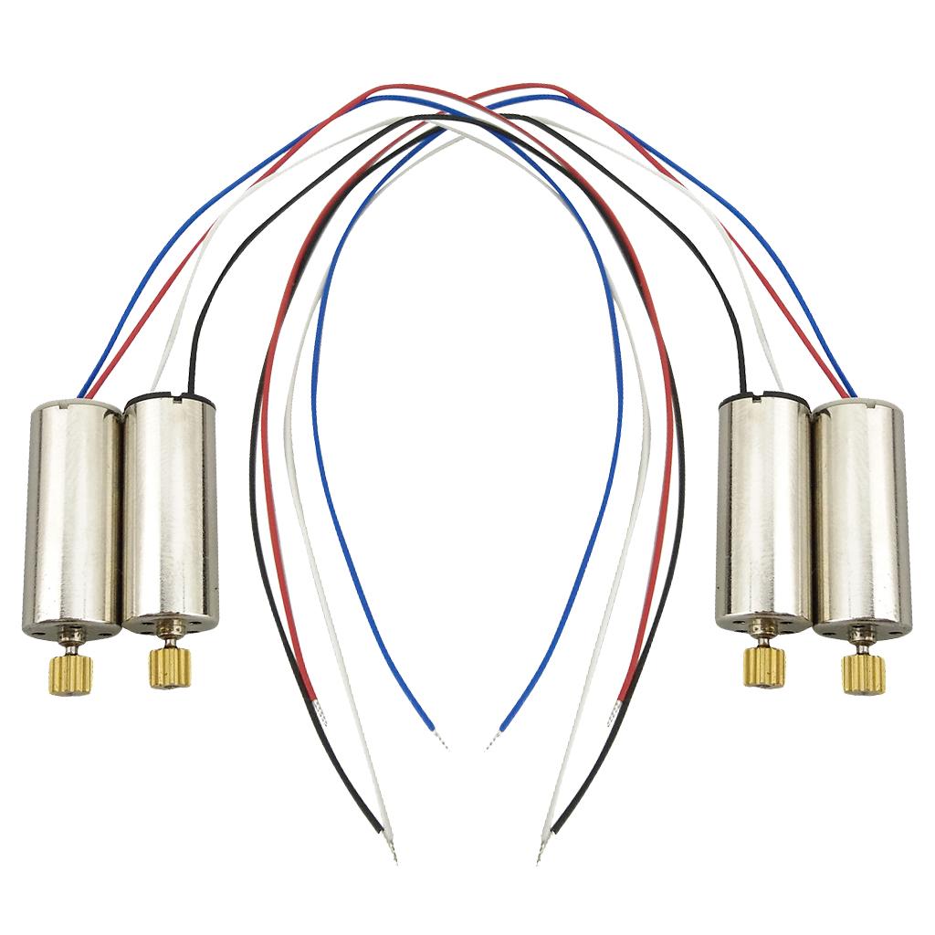 4 Pieces CW CCW Copper Teeth Motor for Hubsan H502E H502S H50 X4 Drone