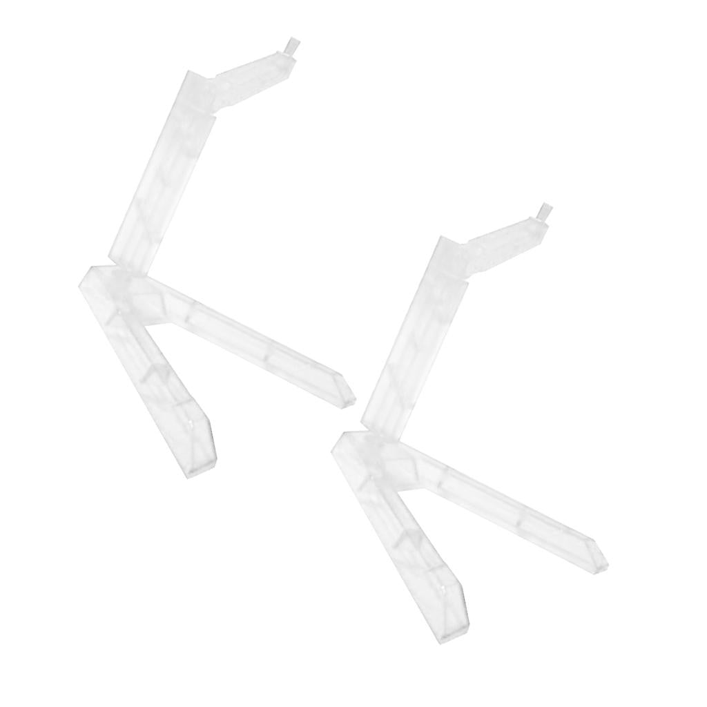 2 Pieces Action Base Suitable Display Stand For 1/144 HG/RG Figure