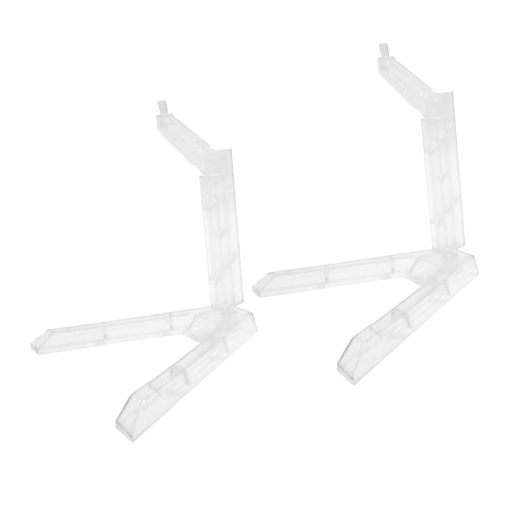 2 Pieces Action Base Suitable Display Stand For 1/144 HG/RG Figure