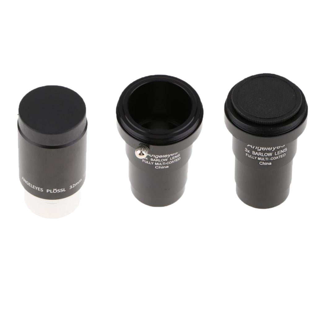 5X 3X + Plossl 32mm Barlow Lens Astronomy Telescope Eyepiece for Celestron