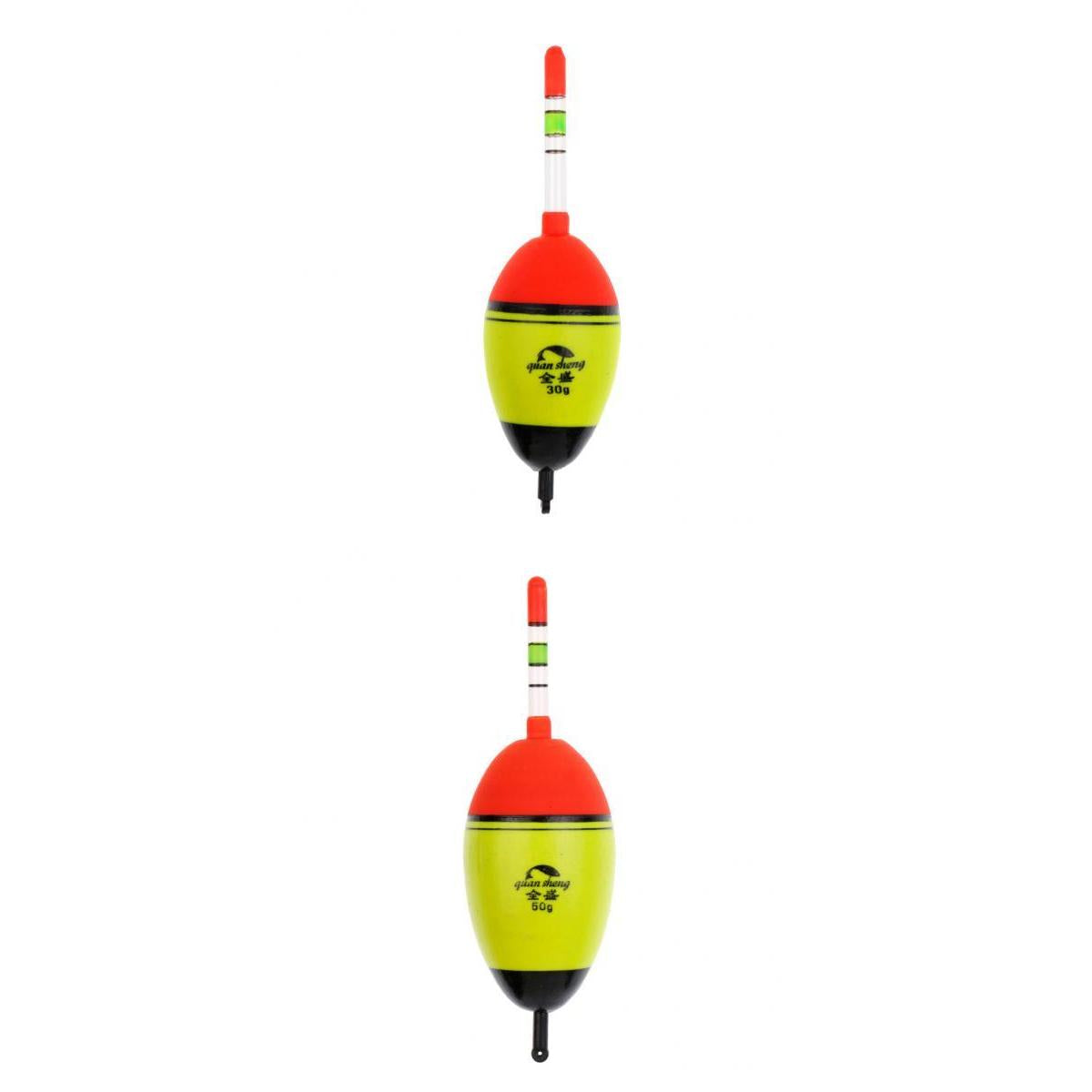 2pcs EVA Luminous Floating Sea Rock Fishing Striking Hard Tail Belly Floats