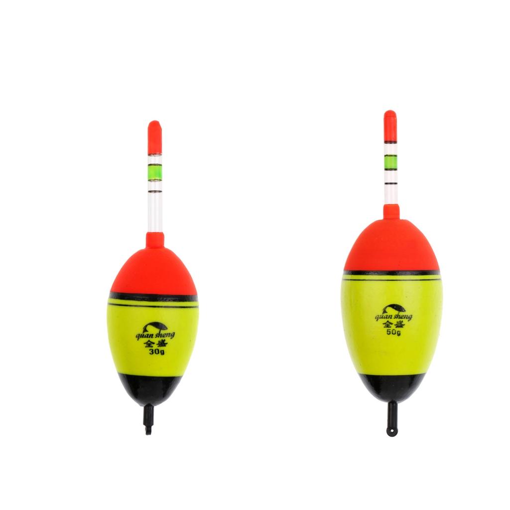 2pcs EVA Luminous Floating Sea Rock Fishing Striking Hard Tail Belly Floats
