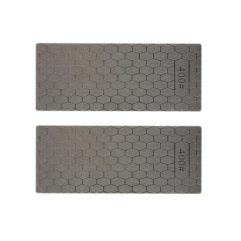 2pcs Single Side Diamond Sharpening Stone Grind Kitchen Sharpener Whetstone