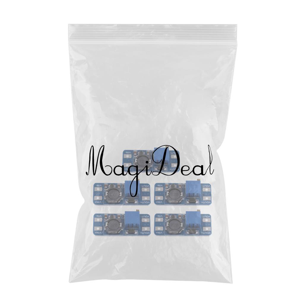 5Pcs 2A DC-DC Booster Step Up Power Supply Module 2V-24V to 5V-28V