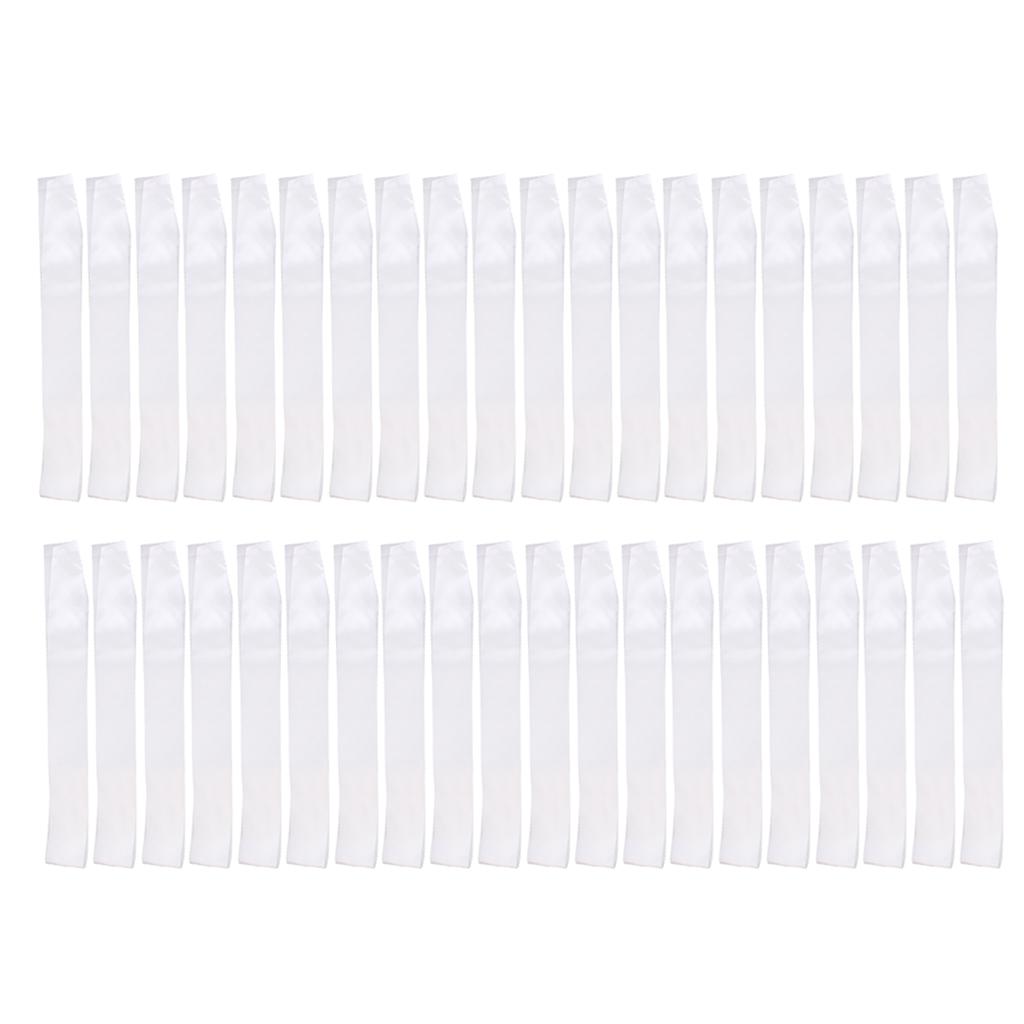 40pcs Blank Plain Satin Sash Hen Night Party Birthday Baby Shower DIY Sash