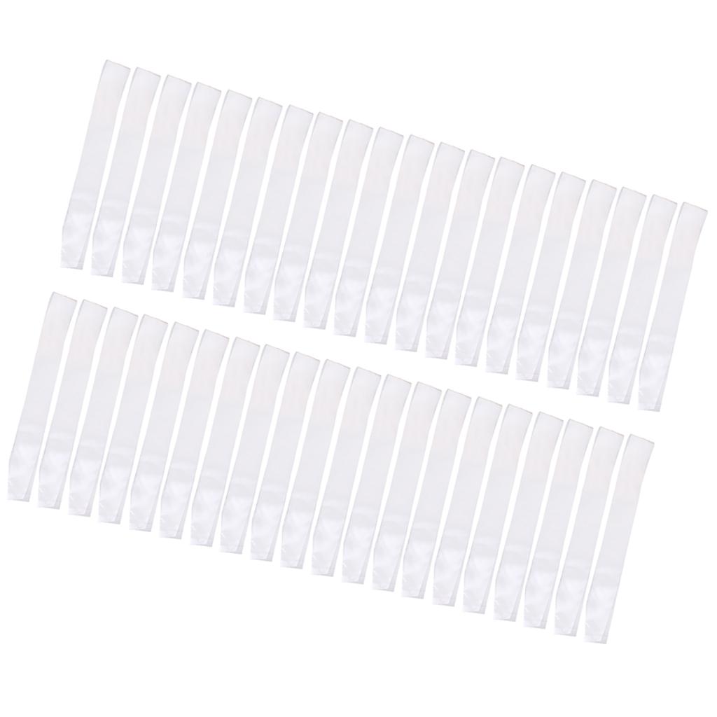 40pcs Blank Plain Satin Sash Hen Night Party Birthday Baby Shower DIY Sash