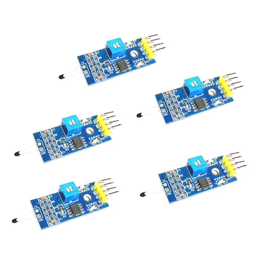 5x Temperature Sensor Module Thermistor Thermal Heat-sensitive Sensor Module