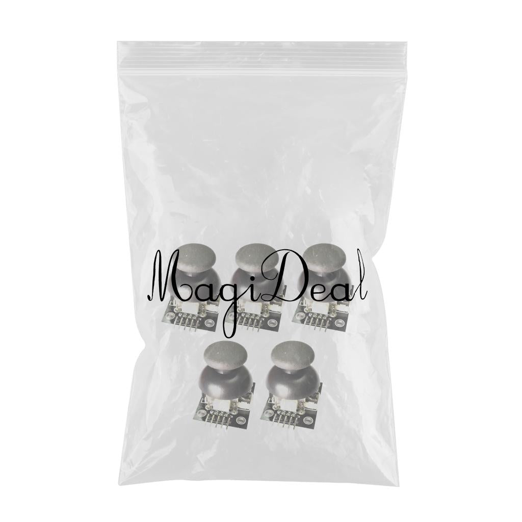 5pcs 5-Pin XY Dual Axis Joystick Thumb Stick Module Game Control for
