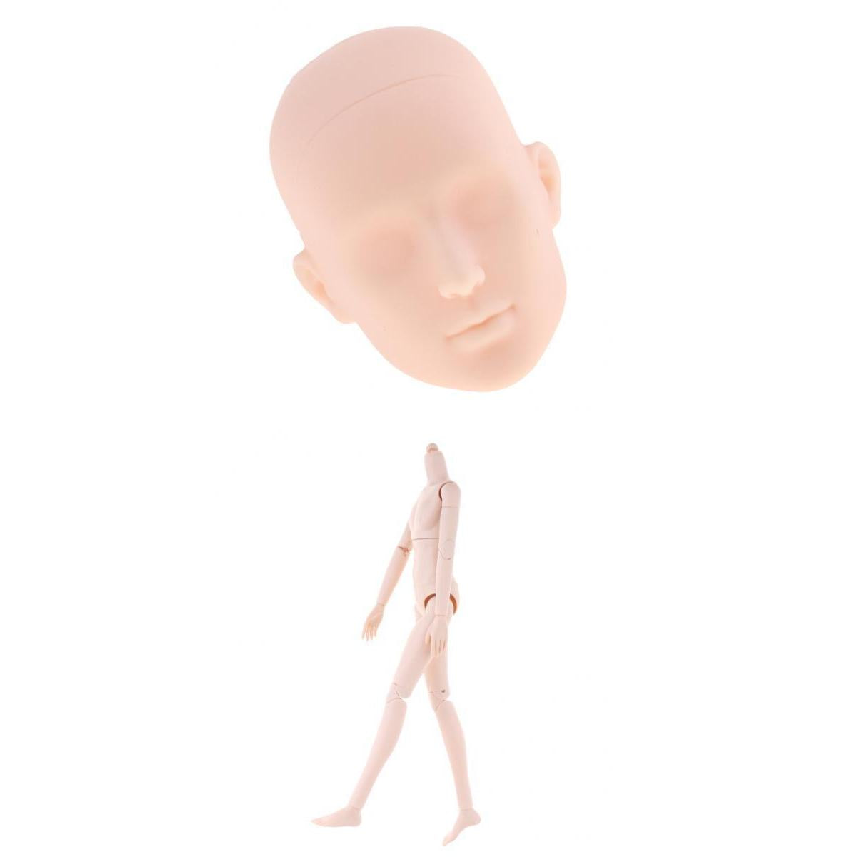 1/6 Bjd Nude Male Dolls Body and Head Ball-Jointed Doll Parts
